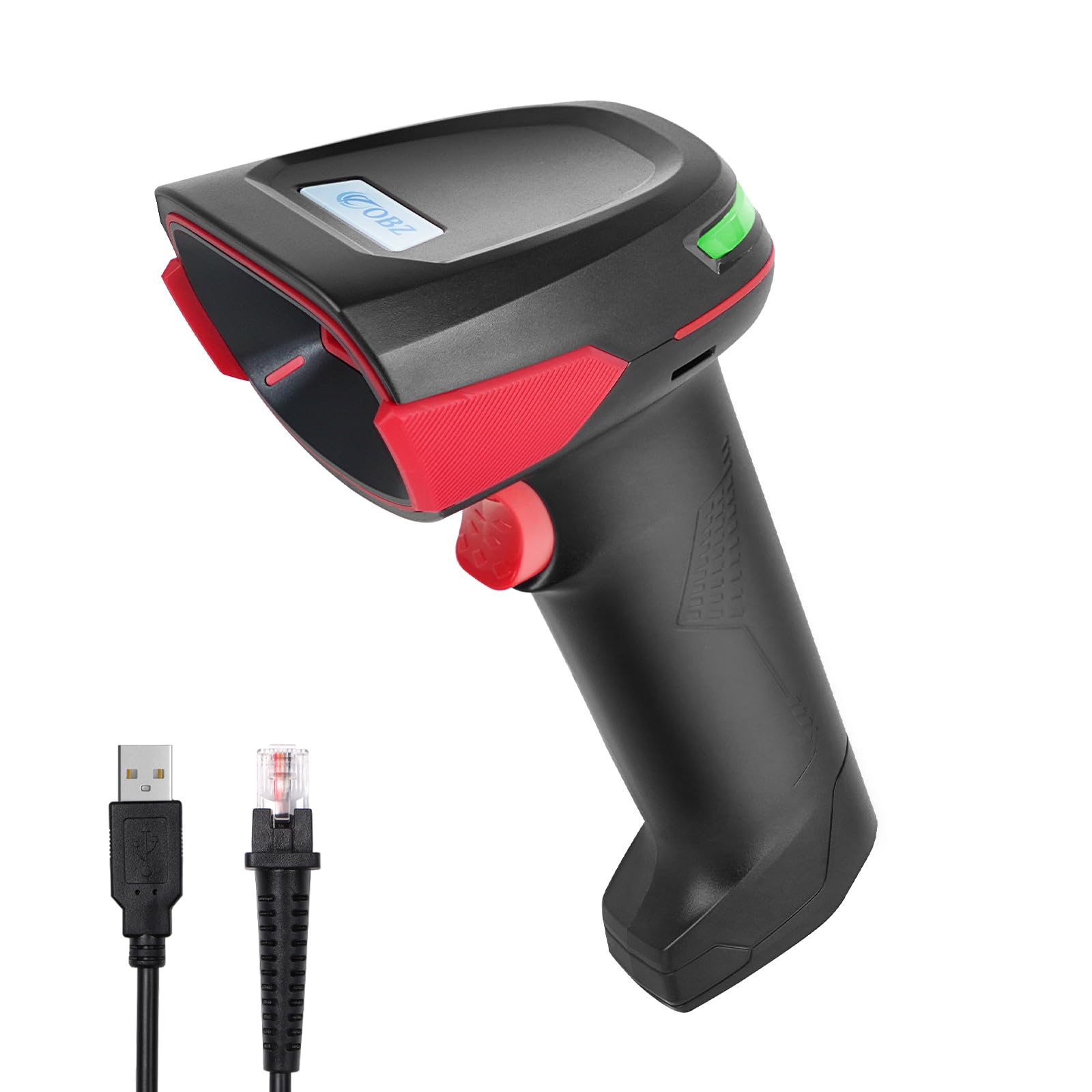 Amazon.co.jp: OBZ 手持ち式 コードリーダー バーコードリーダー qr